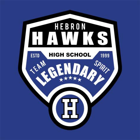 Hebron High School Women's Royal Blue T-shirt 14