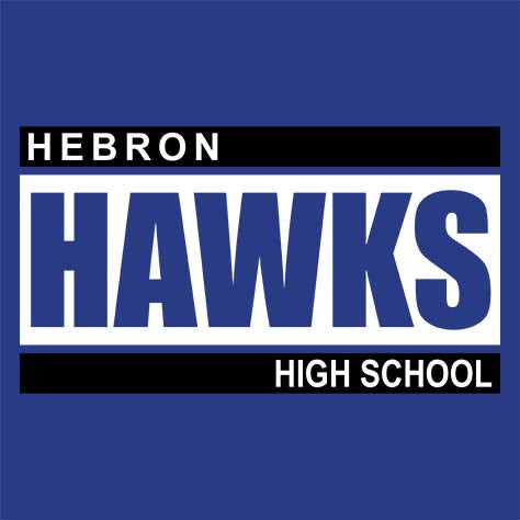 Hebron High School Women's Royal Blue T-shirt 98