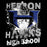 Close-up view of Hebron High School Hawks Black Classic Unisex T-shirt 205