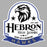 Close-up view of Hebron High School Hawks Unisex 3/4 sleeve Raglan T-shirt 219