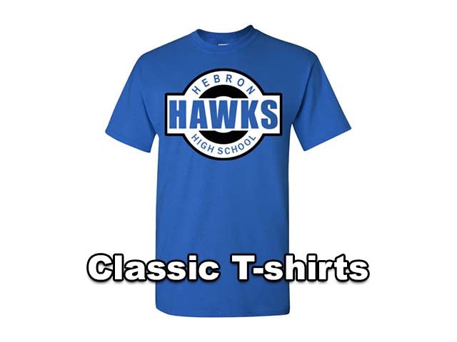 Classic T-shirts - Hebron Hawks High School