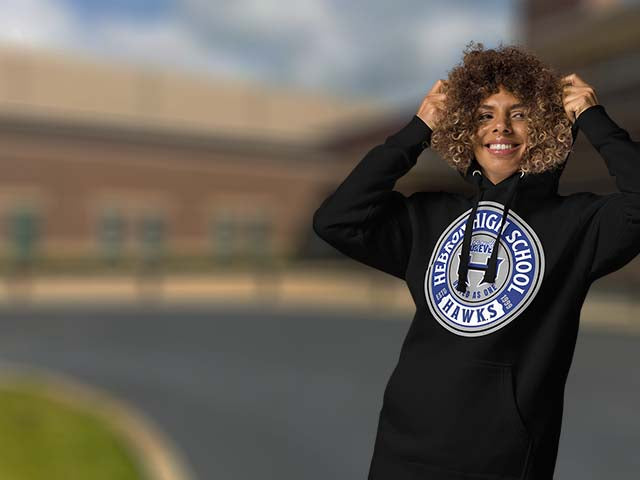 Hebron High School Hawks Premium Hoodies All Products Page