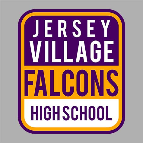 Jersey Village Falcons Premium Grey Hoodie - Design 01