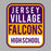 Jersey Village Falcons Premium Grey Hoodie - Design 01