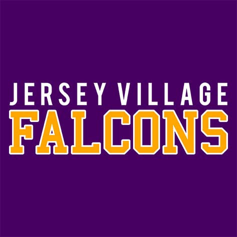 Jersey Village Falcons Premium Purple Hoodie - Design 10