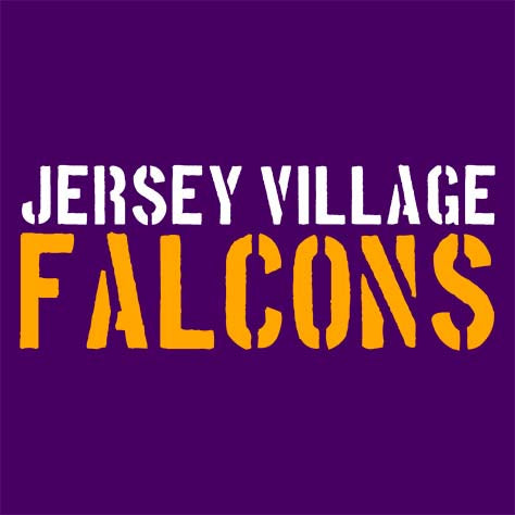 Jersey Village Falcons Premium Purple Hoodie - Design 17