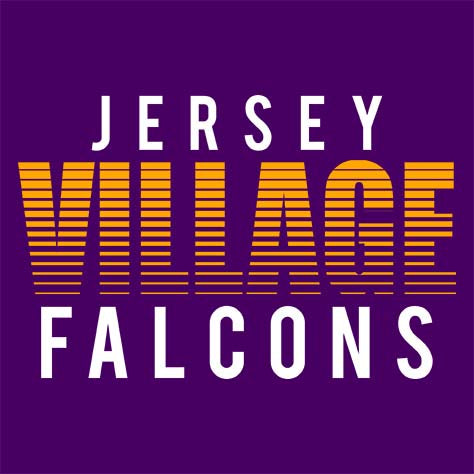 Jersey Village Falcons Premium Purple Hoodie - Design 24