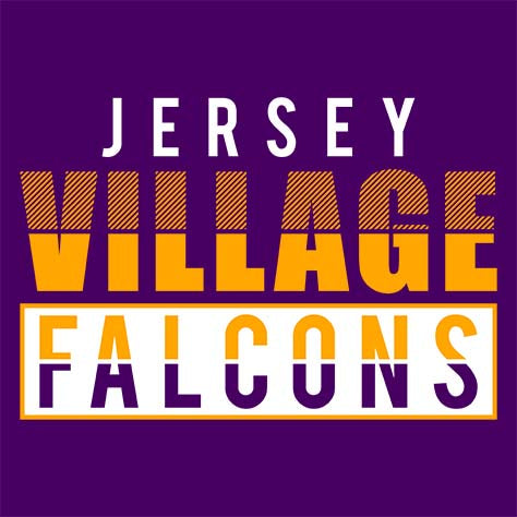 Jersey Village Falcons Premium Purple Hoodie - Design 31