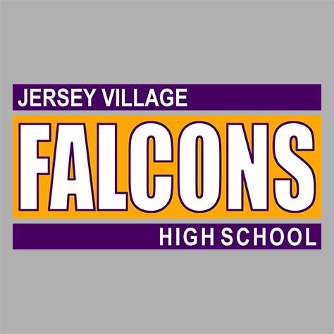 Jersey Village Falcons Premium Grey Hoodie - Design 98