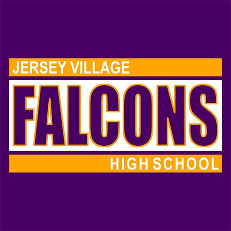 Jersey Village Falcons Premium Purple Hoodie - Design 98