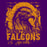 Close-up of Jersey Village High School Falcons Premium Purple Hoodie 202