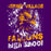 Close-up of Jersey Village High School Falcons Premium Purple Hoodie 204