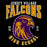 Close-up of Jersey Village High School Falcons Black Premium Unisex T-shirt 212