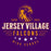 Close-up of Jersey Village High School Falcons Purple Classic Unisex T-shirt 202