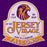 Close-up of Jersey Village High School Falcons Premium Purple Hoodie 218