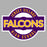 Close-up view of Jersey Village High School Falcons Women's Relaxed Fit T-shirt 011