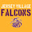 Close-up view of Jersey Village High School Falcons Gold Classic Unisex T-shirt 017