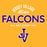 Close-up view of Jersey Village High School Falcons Gold Classic Unisex T-shirt 040