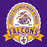 Close-up view of Jersey Village High School Falcons Purple Classic Unisex T-shirt 212
