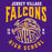 Close-up view of Jersey Village High School Falcons Purple Classic Unisex T-shirt 213