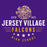 Close-up view of Jersey Village High School Falcons Purple Classic Unisex T-shirt 217