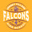 Close-up view of Jersey Village High School Falcons Gold Classic Unisex T-shirt 218