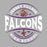 Close-up view of Jersey Village High School Falcons Women's Relaxed Fit T-shirt 218