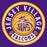 Close-up view of Jersey Village High School Falcons Purple Classic Unisex T-shirt 220