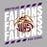 Close-up view of Jersey Village High School Falcons Women's Relaxed Fit T-shirt 223