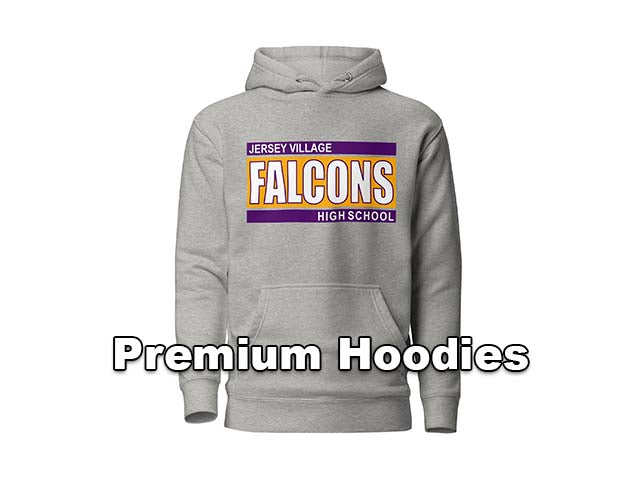 Premium Hoodies - Jersey Village Falcons High School