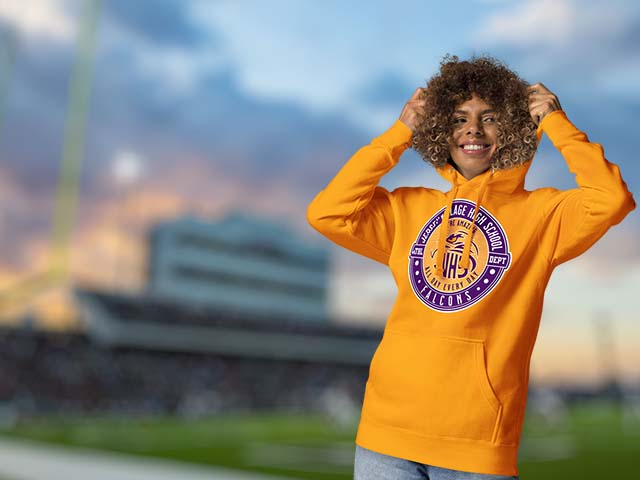 Jersey Village High School Falcons Premium Hoodies All products page