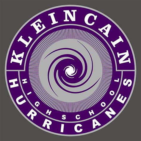 Klein Cain High School Hurricanes Dark Heather Classic Hoodie 02