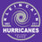 Close-up of Klein Cain High School Hurricanes Purple Women's T-shirt 04