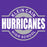 Close-up of Klein Cain High School Hurricanes Purple Women's T-shirt 11