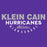 Close-up of Klein Cain High School Hurricanes Purple Women's T-shirt 12