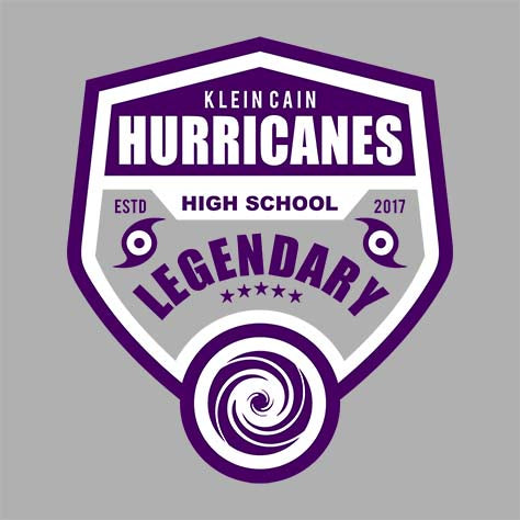 Klein Cain High School Hurricanes Premium Athletic Heather T-shirt 14