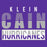 Close-up of Klein Cain High School Hurricanes Purple Women's T-shirt 31