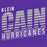 Close-up of Klein Cain High School Hurricanes Purple Women's T-shirt 32