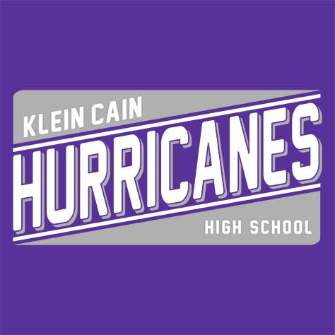 Klein Cain High School Hurricanes Purple Classic T-shirt 84