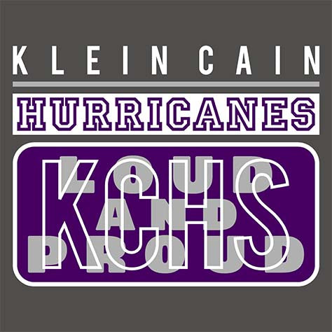 Klein Cain High School Hurricanes Dark Heather Classic Hoodie 86