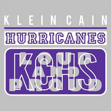 Klein Cain High School Hurricanes Premium Athletic Heather T-shirt 86