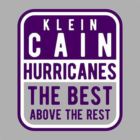 Klein Cain High School Hurricanes Unisex 3/4 Sleeve Raglan T-shirt 01