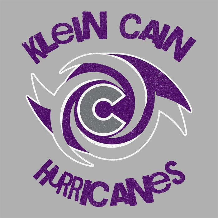 Close-up of Klein Cain High School Hurricanes Premium Athletic Heather T-shirt 234