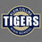 Close-up of Klein Collins High School Tigers Classic Unisex Charcoal T-shirt 11