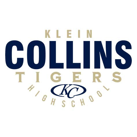 Klein Collins High School Tigers Unisex 3/4 Sleeve Raglan T-shirt 12