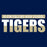 Close-up of Klein Collins High School Tigers Navy Classic Unisex Hoodie 25