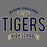 Close-up of Klein Collins High School Tigers Classic Unisex Charcoal T-shirt 44