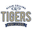 Close-up of Klein Collins High School Tigers Unisex 3/4 Sleeve Raglan T-shirt 44