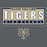 Close-up of Klein Collins High School Tigers Dark Heather Classic Unisex Hoodie 49