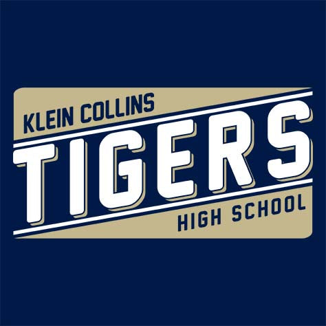 Klein Collins High School Tigers Premium Navy T-shirt 84